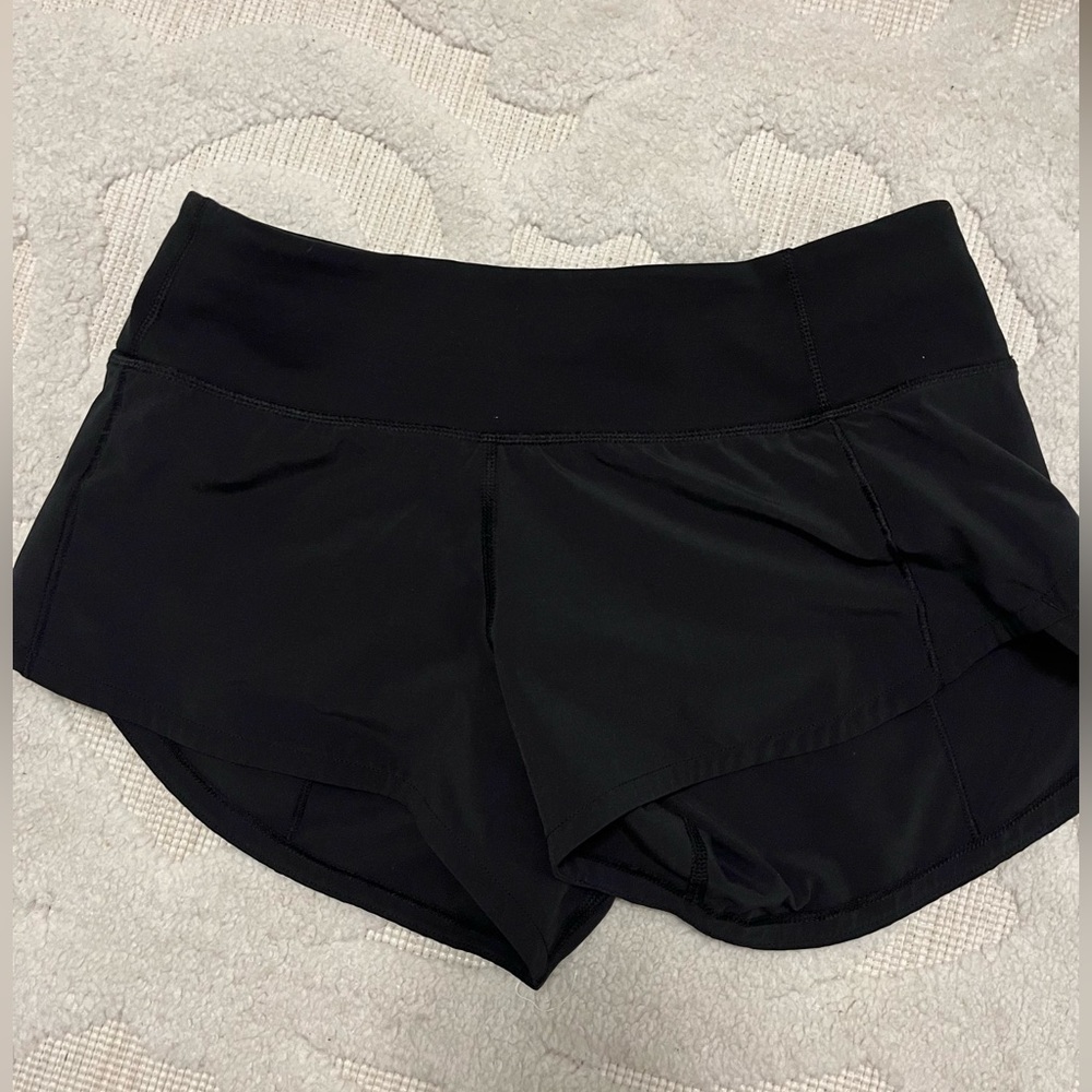 Lululemon Speed Up 2.5” short Black size 0